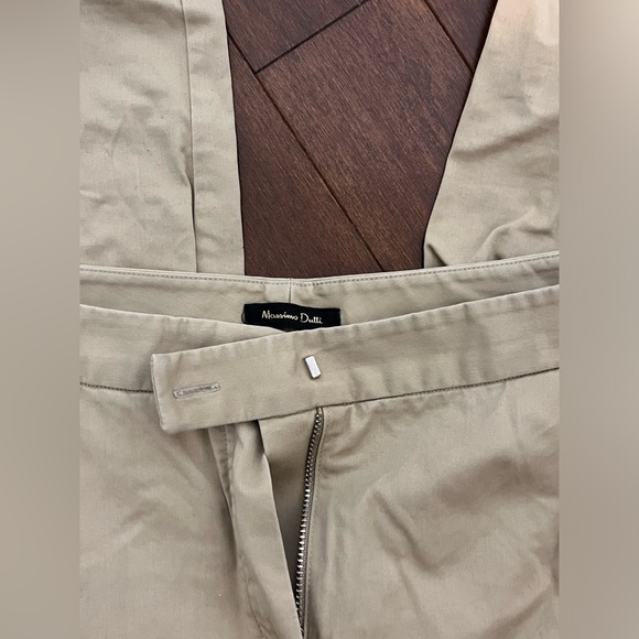 Massimo Dutti Classic Kaki Tan Slacks, Size 4 - Picture 5 of 6